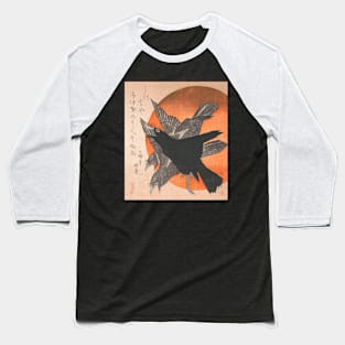 Three Crows Against the Sun (circa 1810) by Totoya Hokkei Baseball T-Shirt